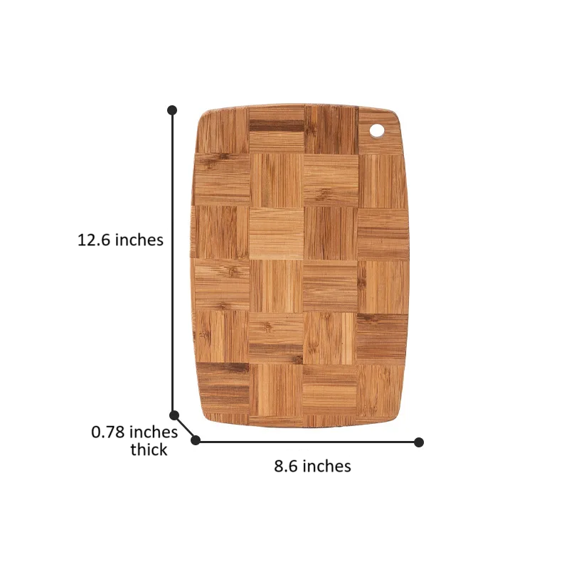 Solid Wood Cutting Board - Multifunctional Bamboo Kitchen Tool