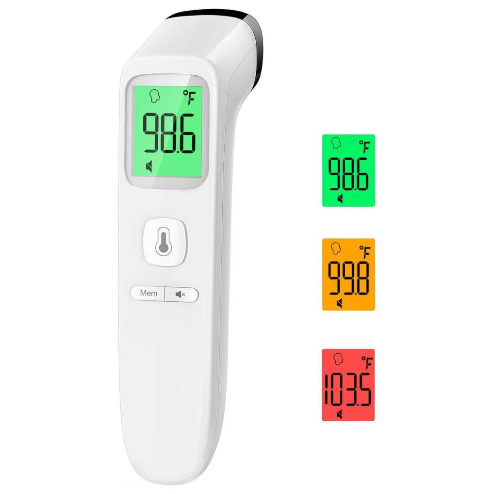 No-Touch Digital Thermometer for Kids and Adults - Quick 1-second Read
