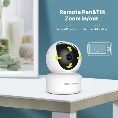 5.0 Inch Wireless Baby Monitor with Camera & Night Vision