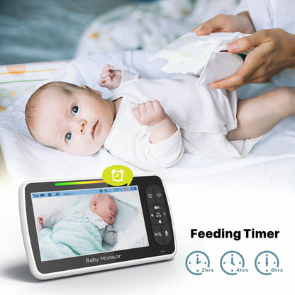 5.0 Inch Wireless Baby Monitor with Camera & Night Vision
