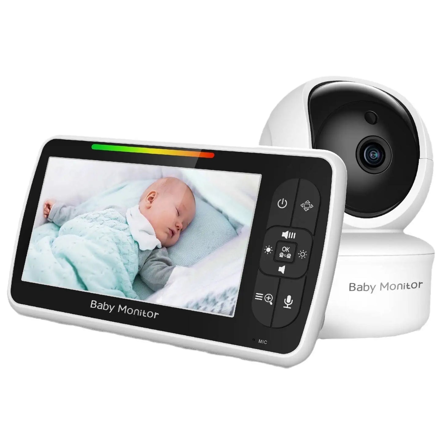 5.0 Inch Wireless Baby Monitor with Camera & Night Vision