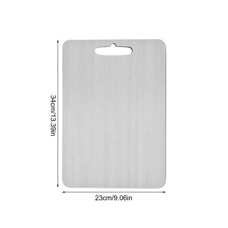 Double-Sided Titanium Cutting Board - Food Grade & Portable