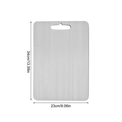 Double-Sided Titanium Cutting Board - Food Grade & Portable