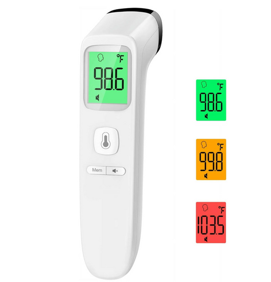 No-Touch Digital Thermometer for Kids and Adults - Quick 1-second Read